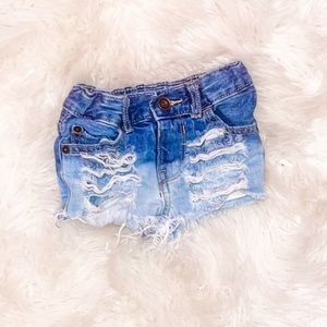 Distressed Jean shirts